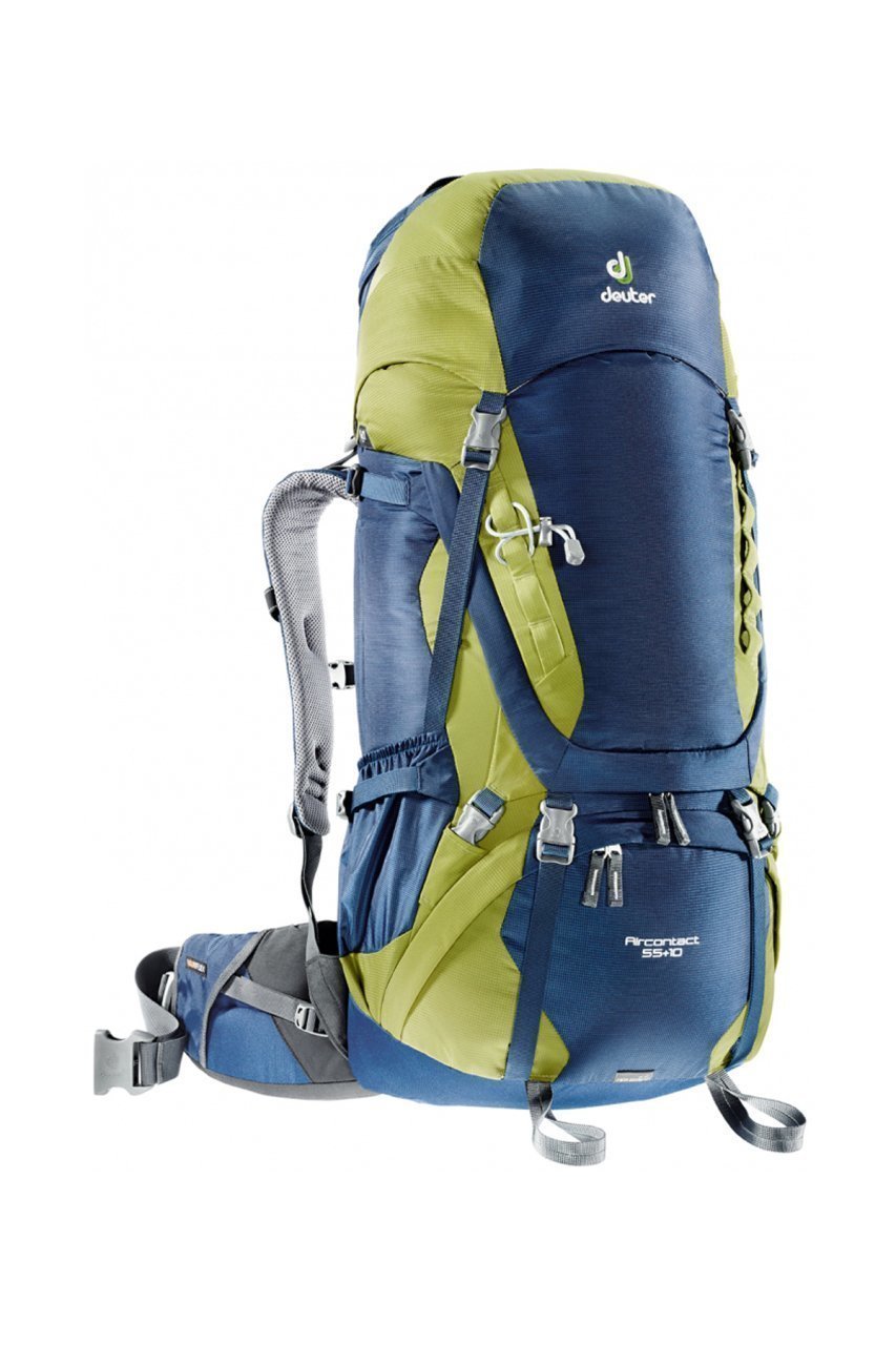 DEUTER   Aircontact 55 + 10 Sırt Çantası Midnight-Moss