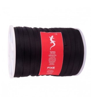 Roca Fixe Tubular Tape 25,0 mm. Perlon Bant 100 m. Black