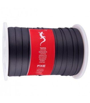 Roca Fixe Tubular Tape 19,0 mm. Perlon Bant 100 m. Basalt