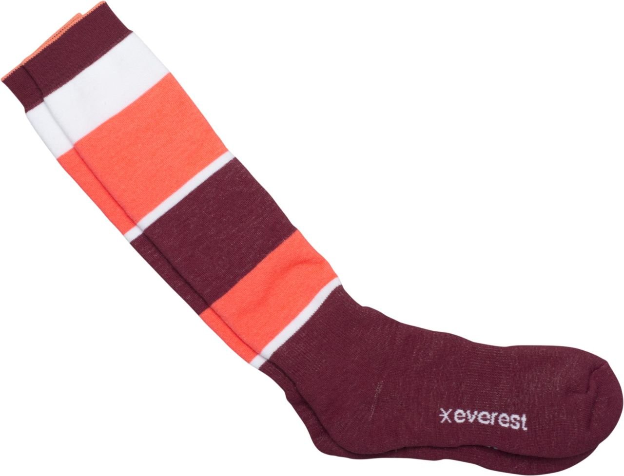 Everest U Winter Sock Extreme Termal Çorap Uzun Konçlu Bordo-Turuncu