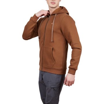 Alpinist Covert Tam Fermuarlı Erkek Sweatshirt HARDAL