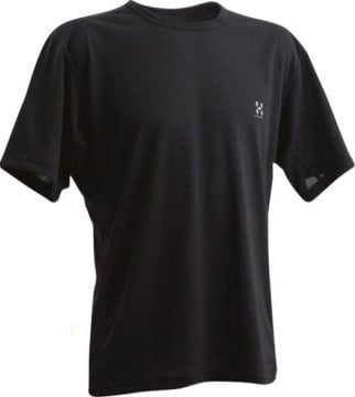 Haglöfs DryFit Performans Siyah Erkek T-shirt