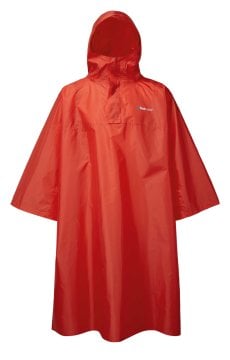 Deluxe Poncho Red