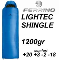 Ferrino Lightech Shingle SQ -18°C 1.2 Kg Ultralight Uyku Tulumu