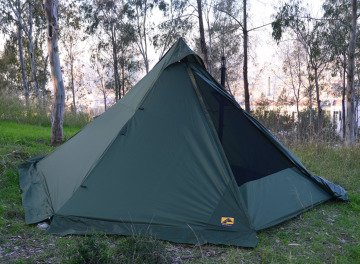Bushlove Mega XL Hot Tent Teepee Soba Çıkışlı Çadır V2 Haki