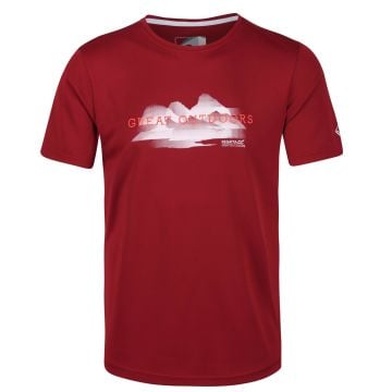 Regatta Fingal V Erkek T-Shirt-BORDO