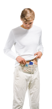 DEUTER Security Money Belt I Rfıd sand