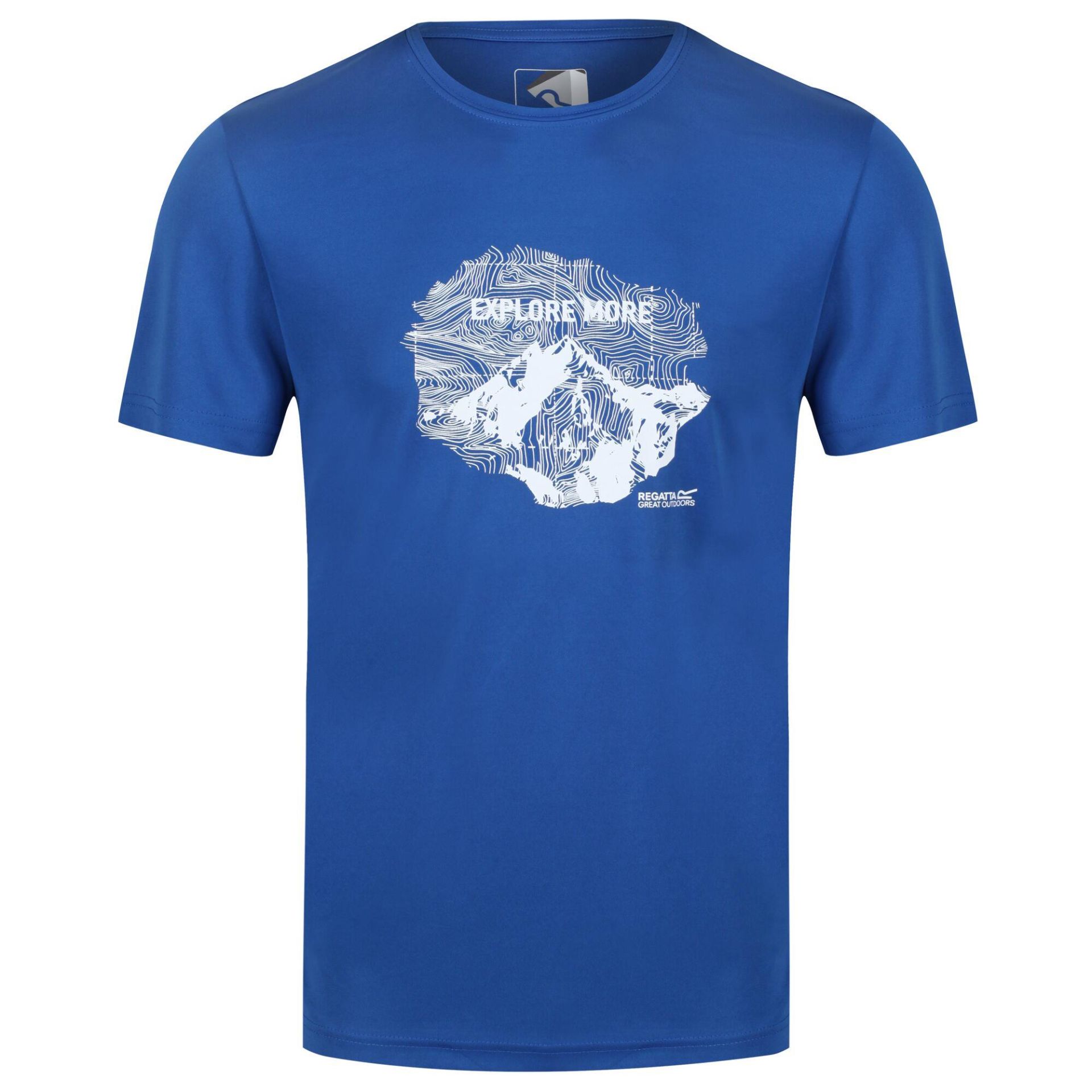 Regatta Fingal V Erkek T-Shirt-MAVİ