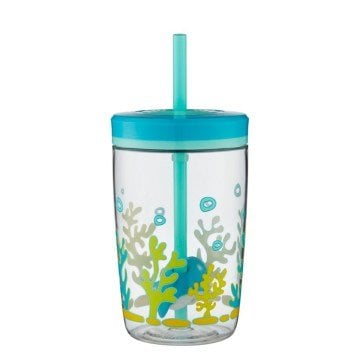 Contigo Floating Straw Shark Çocuk Suluk 420 ml 1000-0772