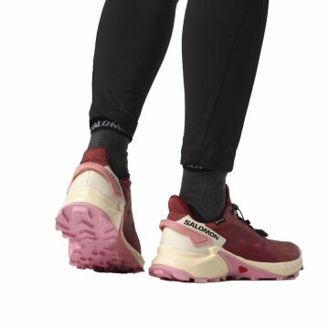 Salomon Supercross 4 Gore-Tex Kadın Patika Koşu Ayakkabısı Hide/Syrah/Blush L47316800