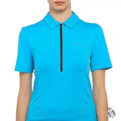 Falke Mavi Yarı Fermuarlı Profesyonel Sporcu Tişört