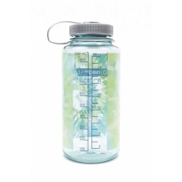 Nalgene 32oz WM Seafoam w/Platinum Blue Tie Dye