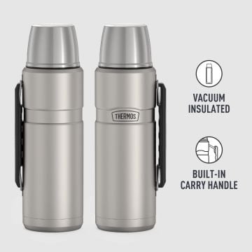 Thermos SK2010 Stainless King Large Matte Stainless Steel 1.2 lt. 163963-AK Termos