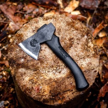 Megaton Carving Axe Black 27 Cm Oymacılık Marangoz Kamp Baltası Kılıflı