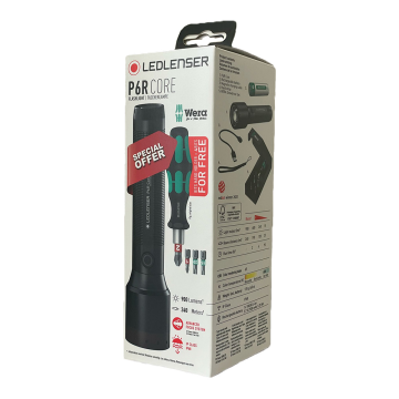 Led Lenser P6R Core + Wera Set El feneri