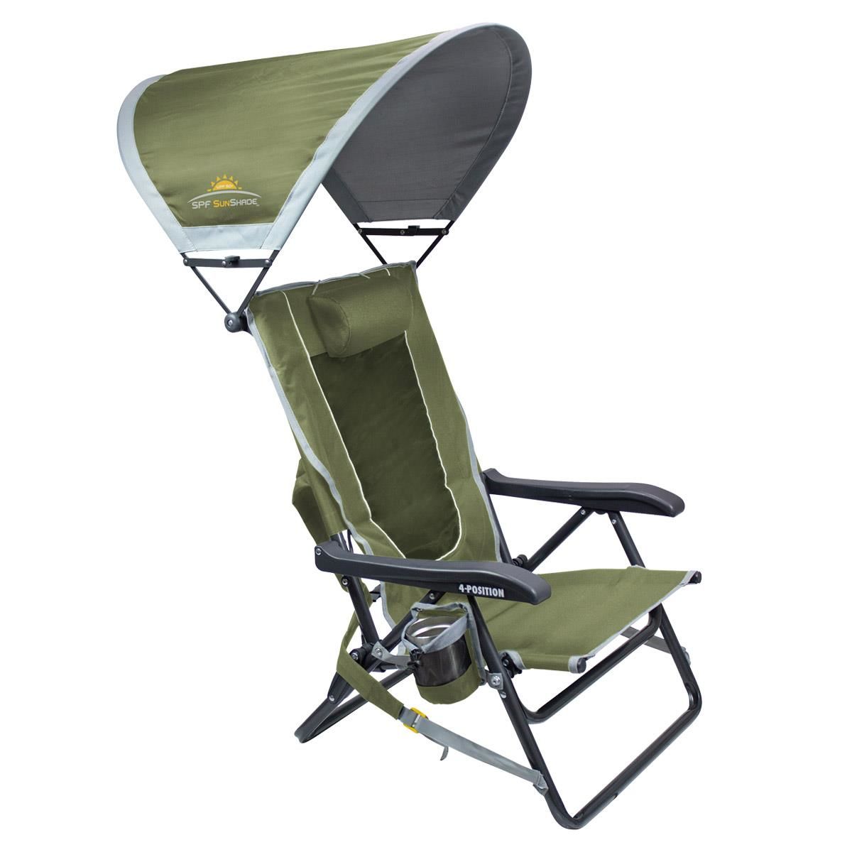 Gci Outdoor SunShade Backpack 4 Kademeli Güneşlikli Katlanır Kamp Sandalyesi