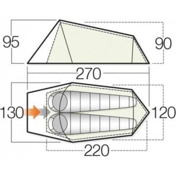 Vango Soul 200 2 Kişilik Çadır