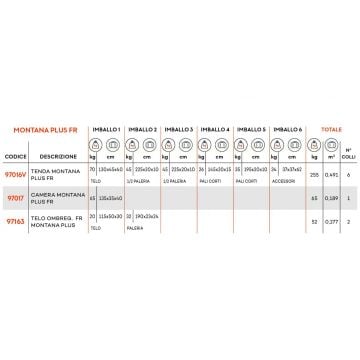 Ferrino Montana Plus Afet Çadırı FR M. 6X7,5