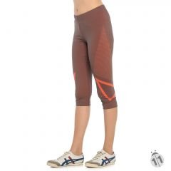 Falke Ergonomik Hot Red DryFit Koşu Fitness Yoga Yürüyüş 3/4 Spor Taytı