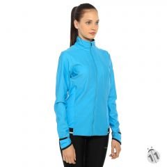 Gore-Tex Bayan Turkuaz Uzun Kollu Windstopper Ipod Cepli ProDryFit Outdoor, Koşu, Fitness Tişört