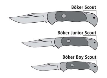 Böker Manufaktur Junior Scout Spearpoint Hornbeam Damascus Çakı