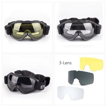 Evolite Ballistik Protector Goggle-Black MIL-PRF