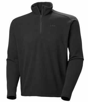 Helly Hansen Mount Fleece Half Zip Erkek Polar Black Siyah