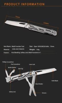 Grand Harvest GHK6B-P01 Easy Carry Multi Tool