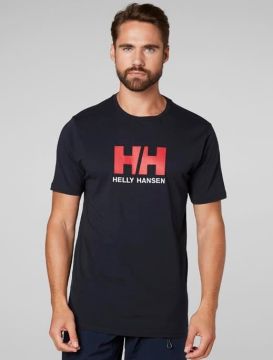 Helly Hansen Logo T-Shirt Lacivert