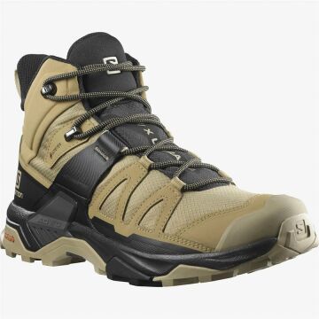 Salomon X Ultra 4 Mid Kelp/Black/Safari Gore-Tex Erkek Outdoor Bot L41294100