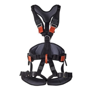 Seamaster 3D Stainless Steel Full Body Harness Endüstriyel Black-Red