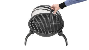 Outwell Cazal Fire Pit M Mangal + Orman Şöminesi + Izgaralı Ateş Çukuru