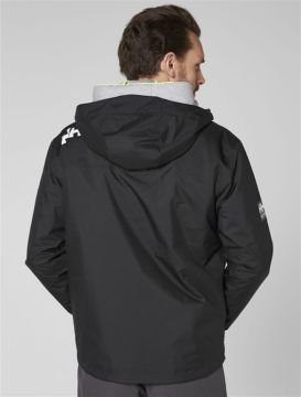 Helly Hansen Crew Hooded Midlayer Jacket Erkek Ceket Black Siyah