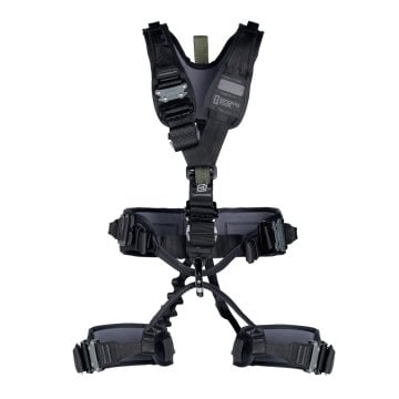 Tactic Master Tactical Full Body Harness Black