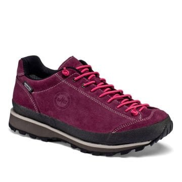 Lomer Italy Bio Naturale MTX Waterproof Vibram Full Çarşak Deri Kadın Ayakkabı Cardinal/Pink