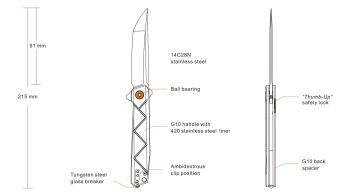 RUIKE P127-CB ÇAKI