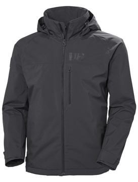 Helly Hansen HP Recing Lifaloft Hooded Jacket Erkek Ceket Ebony Antrasit