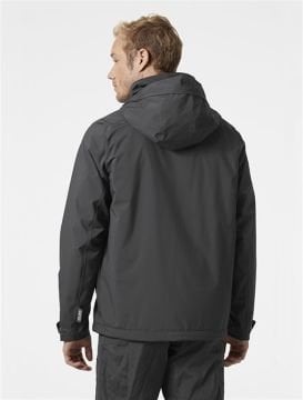 Helly Hansen HP Recing Lifaloft Hooded Jacket Erkek Ceket Ebony Antrasit