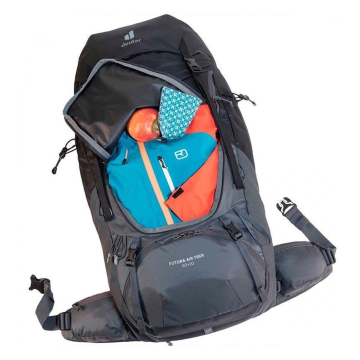 Deuter Futura Air Trek 50 + 10 Litre Outdoor Sırt Çantası black-graphite MZ