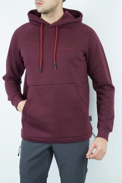 Alpinist Delta Kapşonlu Sweatshirt VİŞNE