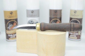 Ozul Knives Ahşap Kuksa Kaşık Oyma Bıçağı 7.5 Cm