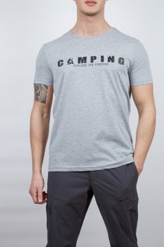 Alpinist Buteo Erkek T-Shirt Gri Melanj