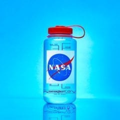 Nalgene 32oz WM Clr / Rd Cap Nasa Globe Limited Edition Tritan Suluk