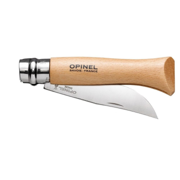 Opinel Inox 9 No Kayın Saplı Paslanmaz Çelik Çakı