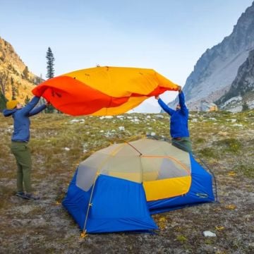 Marmot LimeLight 2 Kişilik 4 Mevsim Kamp Çadırı Sarı Turuncu