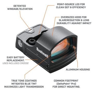 BUSHNELL RXS-100 1X25 RED DOT