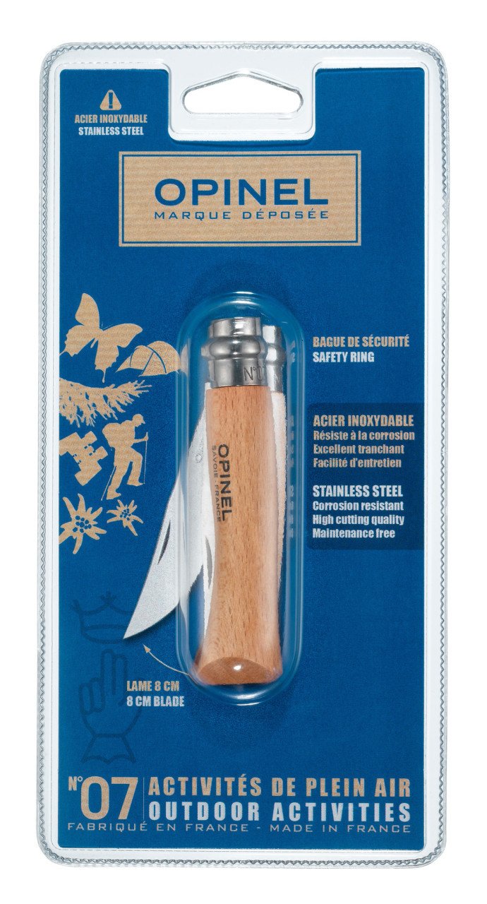 OPINEL INOX KAYIN SAPLI 7 NO CAKI AMBALAJ (000654)