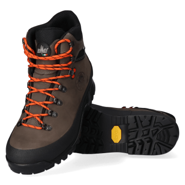 Lomer Italy Bormio Pro Stx Waterproof Vibram 2,2 mm Deri Erkek Bot Antra/Black