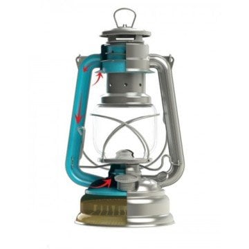 Feuerhand Hurricane Lantern 276 Gemici Feneri Signal Yellow