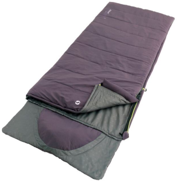 Outwell Contour Dark Purple Yazlık ve Kışlık Taraflı -13°C 1500gr Geniş Uyku Tulumu